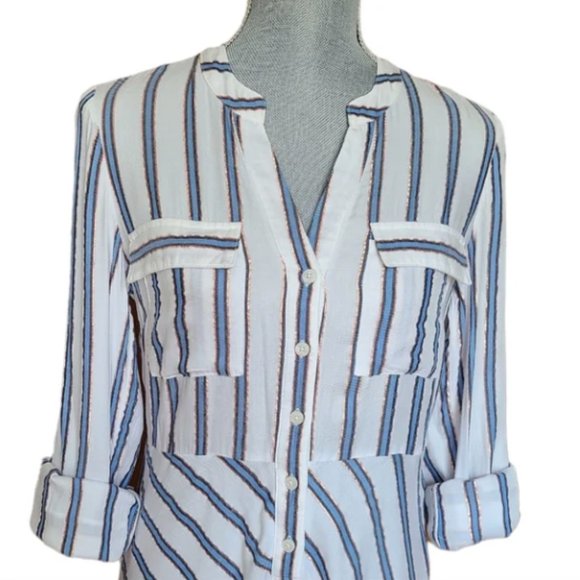 Guess Shirt Dress with gold detailing size small - Picture 6 of 14